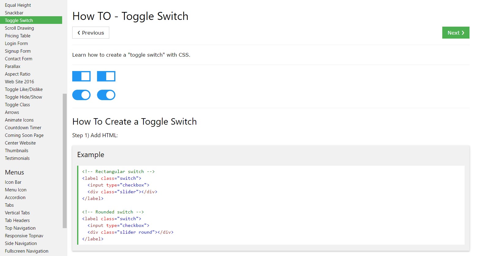 The best ways to  make Toggle Switch