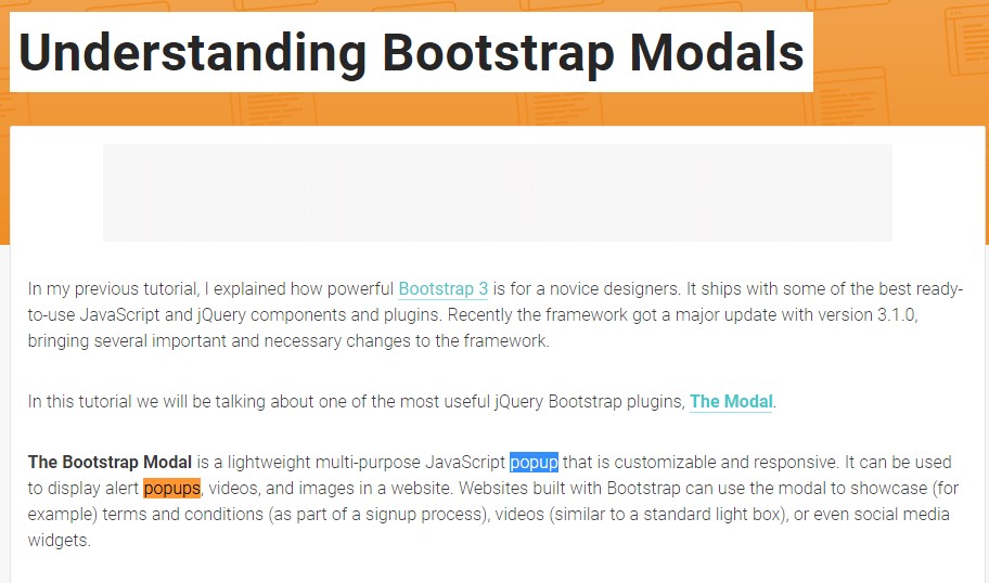 One more  valuable  content  concerning Bootstrap Modal Popup